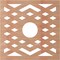 Ekena Millwork Chevron Wood Fretwork Pierced Ceiling Medallion, Cherry, 22"OD x 5 3/4"ID x 1/4"T CMWP22X22X0250CHCH - alternate 5